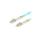 Patchcord światłowodowy MM LC/UPC-LC/UPC duplex 3mm OM3 aqua 10m LANBERG