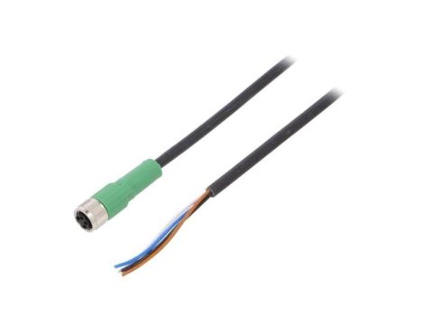 1681868 Kabel do czujników/automatyki, M8, Ilość pinów: 4, proste, 5m, wtyk, 30VAC
