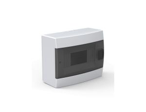 Rozdzielnica natynkowa 8-modułowa 215,5x173,5x104,5mm biała dymna 600.000.800 HOROZ ELECTRIC