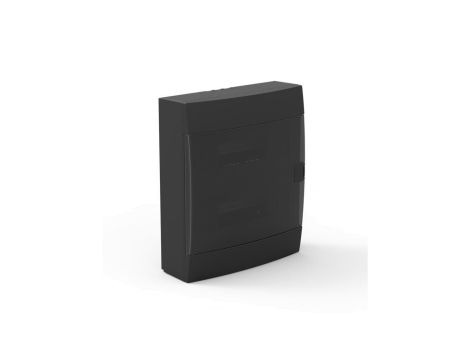 Rozdzielnica natynkowa 24-modułowa 286x340,5x112,5mm czarna dymna 600.001.240 HOROZ ELECTRIC