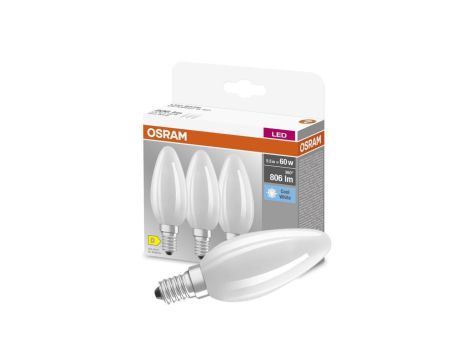 3PAK Żarówka LED E14 B35 5,5W = 60W 806lm 4000K Neutralna 300 Filament OSRAM BASE