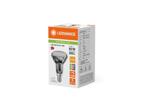 Żarówka LED R50 E14 5.9W = 60W 350lm 2700K Ciepła Biała FILAMENT ŚCIEMNIALNA LEDVANCE