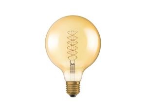 Żarówka Dekoracyjna LED E27 G125 4,8W = 37W 420lm 2200K Ciepła 320 Filament Ściemnialna OSRAM Vintage 1906