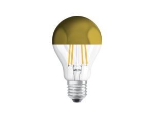 Żarówka LED E27 A60 7W = 50W 650lm 2700K Ciepła OSRAM Mirror Gold