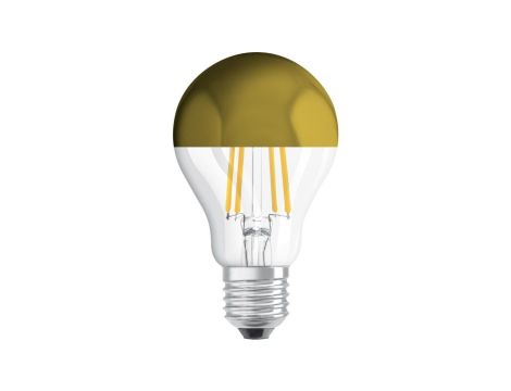Żarówka LED E27 A60 7W = 50W 650lm 2700K Ciepła OSRAM Mirror Gold