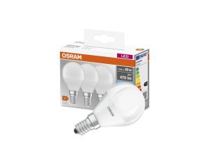 3PAK Żarówka LED E14 P45 5W = 40W 470lm 4000K Neutralna 300 OSRAM Base