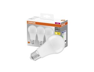 3PAK Żarówka LED E27 A60 10W = 75W 1055lm 2700K Ciepła 200 OSRAM Base
