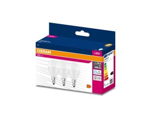3PAK Żarówka LED E14 P45 7W = 60W 806lm 6500K Zimna 200 OSRAM Value