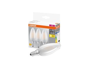 3PAK Żarówka LED E14 B35 4,5W = 40W 470lm 2700K Ciepła 300 Filament OSRAM