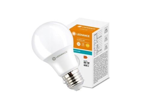 Żarówka LED E27 A60 8,5W = 60W 806lm 2700K Ciepła 360 LEDVANCE