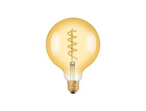 Żarówka LED E27 G125 4,5W = 28W 300lm 2000K Ciepła 300 Filament OSRAM Vintage 1906 Ściemnialna