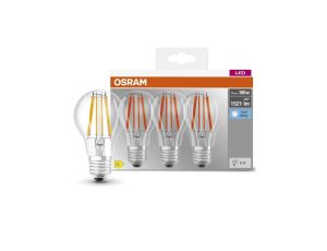 3PAK Żarówka LED E27 A60 CL 11W = 100W 1521lm 4000K Neutralna 300 Filament OSRAM BASE