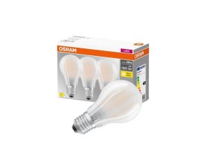 3PAK Żarówka LED E27 A60 11W = 100W 1521lm 4000K Neutralna 300 Filament OSRAM BASE