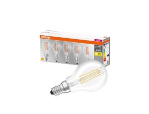5PAK Żarówka LED E14 P45 4W = 40W 470lm 2700K Ciepła Filament OSRAM Base