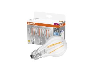 3PAK Żarówka LED E27 A60 6,5W = 60W 806lm 4000K Neutralna 360 OSRAM