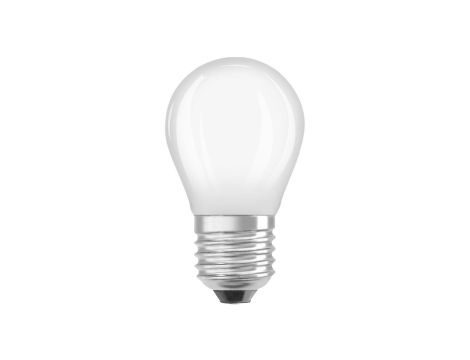 Żarówka LED P45 E27 4.8W = 40W 470lm 2700K Ciepła Biała FILAMENT ŚCIEMNIALNA LEDVANCE