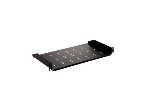 Półka stała do szafy RACK 19 cali 1U 300mm czarna