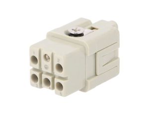 Złącze HDC żeńskie 6-PIN 400V T2080052201-000