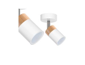 Kinkiet JOKER WHITE/WOOD 1xGU10 MLP6299 Milagro