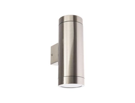 Lampa ogrodowa elewacyjna góra dół LED QUAZAR 10 GU10 IP44 KOBI ALUMINIUM CHROM