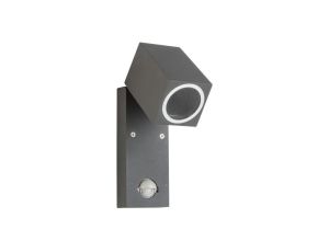 Lampa ogrodowa LED QUAZAR 15 LX GU10 IP44 KOBI Szara Czujnik