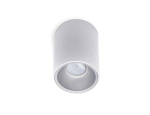 Oprawa Halogenowa Natynkowa Aluminiowa SPOT TUBA do LED GU10 Okrągła Biała KIVI KOBI