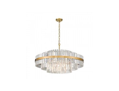 Lampa wisząca CONSTANTINOPLE kolor szczotkowany mosiądz metal/szkło, 16xG9 IP20 P0567-16A-2GAC Zuma Line