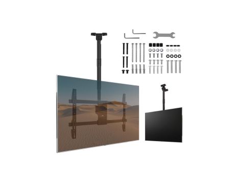 Uchwyt sufitowy dla TV Maclean, max. obciążenie 60kg, 43-86, max VESA 600x400, MC-112 B