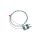 Termopara typ J do +250C 10m kabel 10m, Teflon PFA EN 60584-3:2008, IEC 584-3