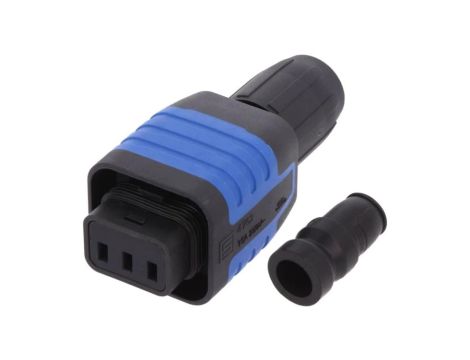 4312.0003Złącze zasilające AC zacisk śrubowy żeńskie 4455 610mm 10A