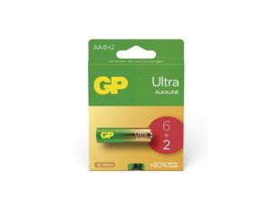 GP bateria alkaliczna ULTRA AA (LR6) 6+2PP /8szt./