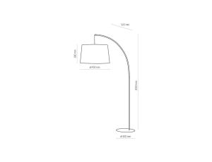 Lampka biurkowa w stylu modernistycznym, regulowane przeguby K-MT-COSMO CHROM Kaja Lighting