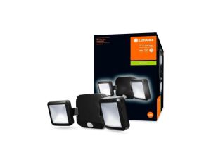 Naświetlacz LED 10W 480lm 4000K IP54 Czarny z Czujnikiem ruchu LEDVANCE SPOTLIGHT Bateryjny Podwójny