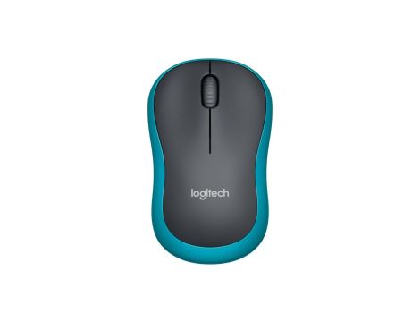 Mysz Logitech M185 910-002239 (optyczna 1000 DPI kolor niebieski)