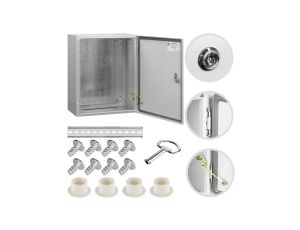 Obudowa hermetyczna rozdzielnia metalowa z płytą montażową 500x400x250 IP65 natynkowa NEKU