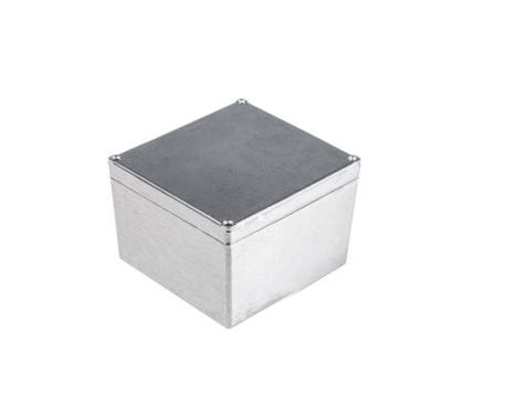 Obudowa ekranowana Srebrny IP65 Neopren, 158.5 x 158.5 x 101.5mm, RS PRO