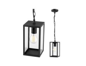 Lampa Ogrodowa Zewnętrzna Wisząca Malmo E27 Grafit - GOLDLUX (Polux)