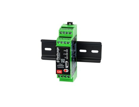 Konwerter Ethernet 10/100MB 2xRS232