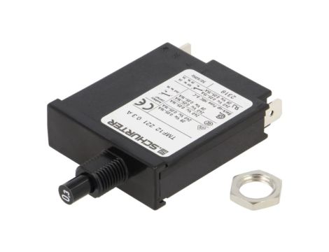 Wyłącznik nadprądowy Iznam: 0,3A Uznam: 240VAC 28VDC SPST Bieguny: 1 4410.0437