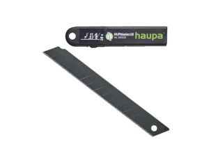 Zapasowe Ostrza do Noża HAUPA 18mm Black Blades Uniwersalne Zestaw 10 sztuk