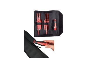 Śrubokręt Wkrętak Zestaw Śrubokrętów Vario Wymienne Końcówki 1000V 10 sztuk