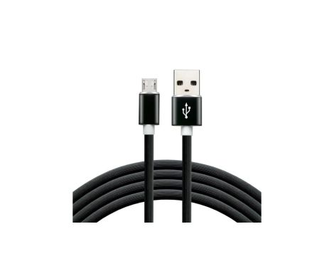 Kabel przewód silikonowy USB - micro USB everActive CBS-1.5MB 150cm z obsługą szybkiego ładowania do 2,4A czarny