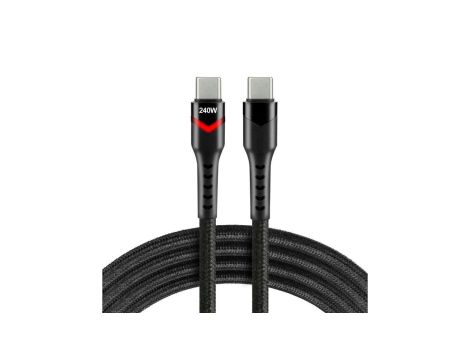 Kabel przewód USB-C PD E-Marker EPR 100cm everActive CBB-1PDRS Power Delivery 3.1 5A/48V 240W