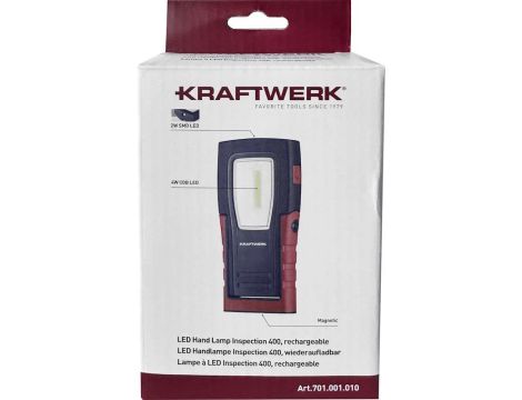 LATARKA RĘCZNA AKU COB LED Inspection 400 - 7