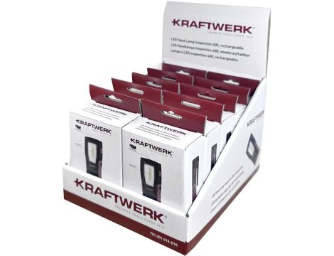 LATARKA RĘCZNA AKU LED Inspection 400 DISPLAY10szt