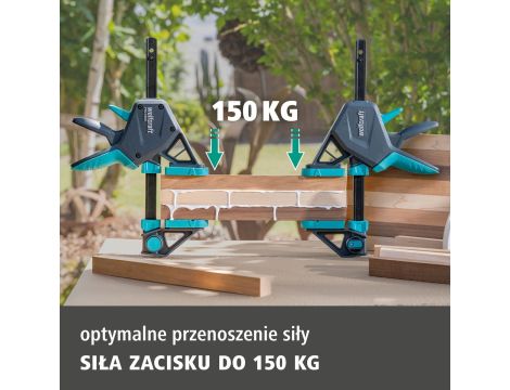 Ścisk jednoręczny PRO ERGO 150 mm wolfcraft - 11