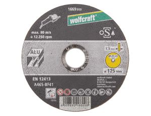 Tarcza korundowa 125 x 1.5 do aluminium WOLFCRAFT - image 2