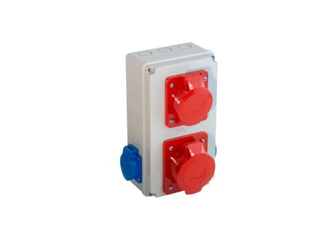 VIPLAST Rozdzielnica Gniazdo 32/5 + 16/5 + 2x250V