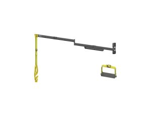 uchwyt ścienny wysięgnik 160cm kabla ładowarki samochodowej