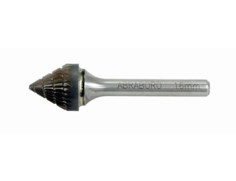 Frez do metalu ABRABORO Typ J, 16,0 x 63/14,5 - owal ostry 60st. TCT